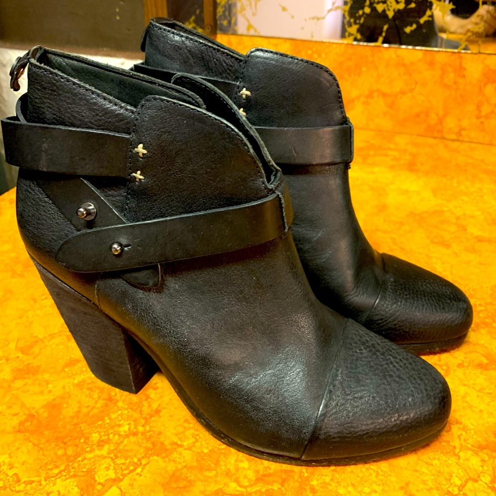 Rag & Bone Harrow Leather Ankle Bootie